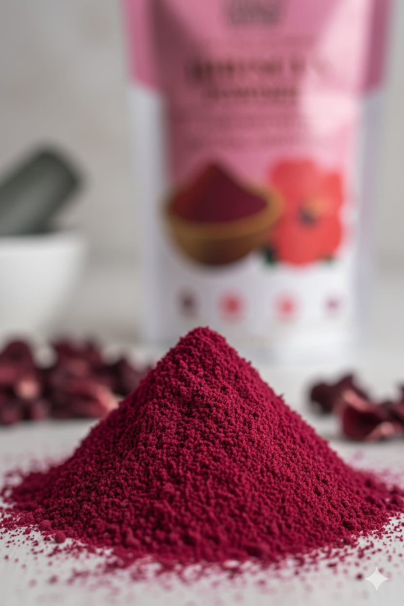 Green Empire Organics – 100% Pure Hibiscus Powder Hair Growth • Scalp Health • Skin Brightening • Ayurvedic Care - Green Empire Organics