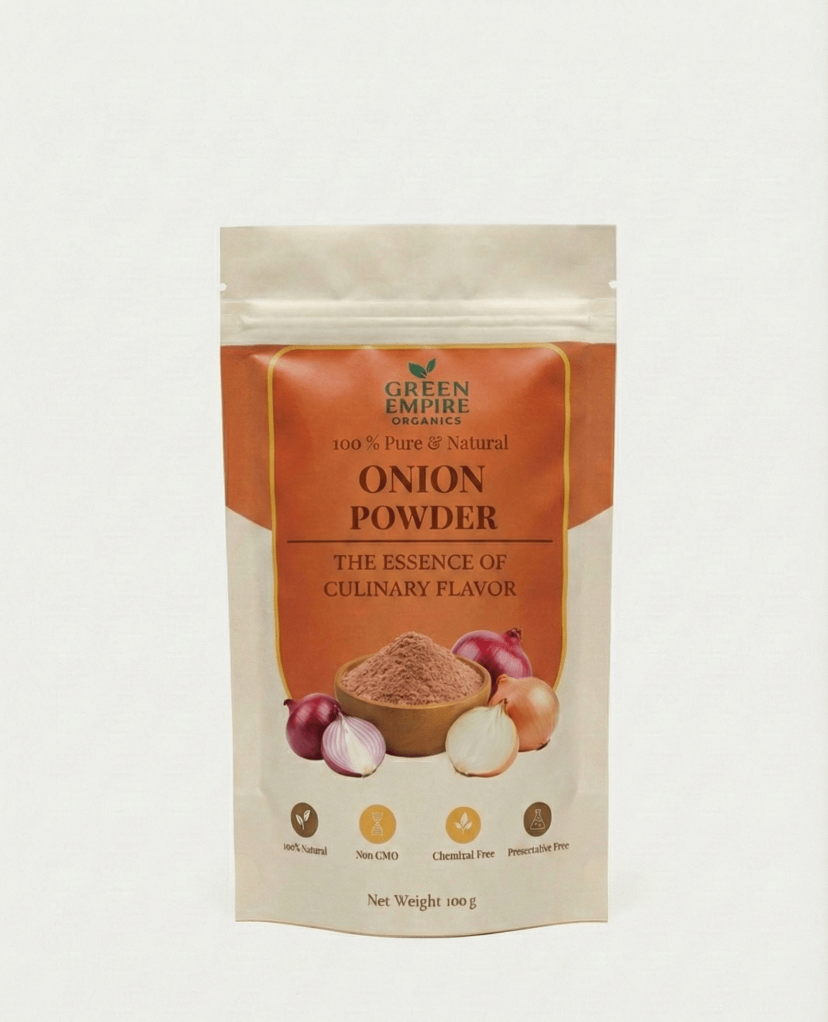 Green Empire Organics – Superfood & Spice Combo (Onion Powder 100g + Multani Masala 100g + Moringa Powder 100g) - Green Empire Organics