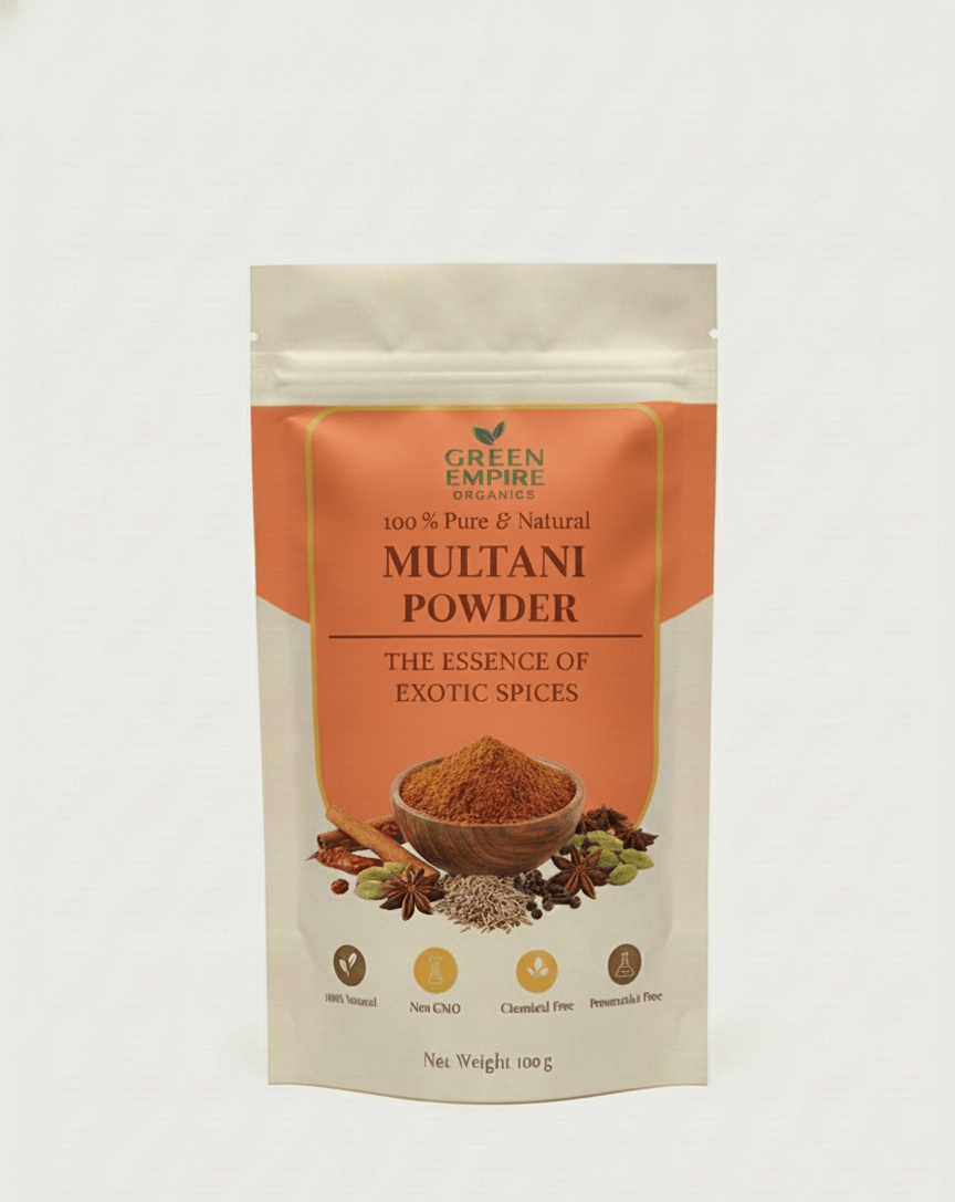 Multani Masala Powder – Traditional Indian Spice Mix for Flavorful Cooking (100g) - Green Empire Organics